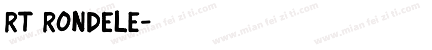 rt rondele字体转换